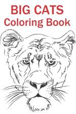 BIG CATS coloring book af Dan Green