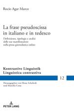 La frase pseudoscissa in italiano e in tedesco af Rocio Agar Marco