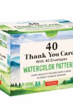 Nature Watercolors, 40 Thank You Cards with Envelopes