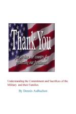 Understanding the Commitment and Sacrifices of the Military and Their Families af Aubuchon
