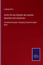 Archiv fur das Studium der neueren Sprachen und Literaturen af Ludwig Herric