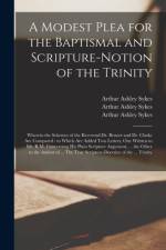 Modest Plea for the Baptismal and Scripture-notion of the Trinity af Arthur Ashley Sykes