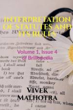 Interpretation of Statutes and Its Rules af Vivek Malhotra