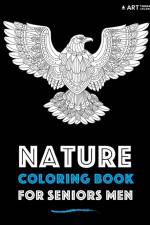 Nature Coloring Book For Seniors Men af Art Therapy Coloring