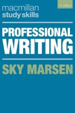 Professional Writing af Sky (Victoria University of Wellington Marsen
