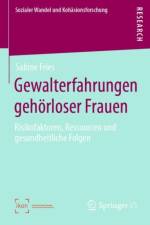 Gewalterfahrungen gehoerloser Frauen af Sabine Fries