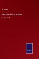 Schlesische Provinzialblatter