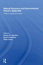 Natural Resource And Environmental Policy Analysis af George M Johnston