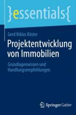 Projektentwicklung von Immobilien af Gerd Niklas Köster