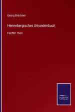 Hennebergisches Urkundenbuch