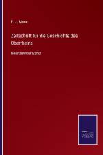 Zeitschrift fur die Geschichte des Oberrheins