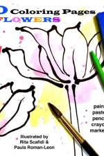 50 Coloring Pages of Flowers af Paula Roman-Leon