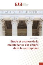 Etude et analyse de la maintenance des engins dans les entreprises af Bachir Kerboua