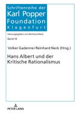 Hans Albert Und Der Kritische Rationalismus