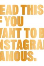 Read This if You Want to Be Instagram Famous af Henry Carroll