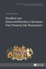 Studien zur oesterreichischen Literatur af Gabriella Rovagnati
