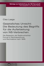 Gesetzliches Unrecht af Clea Laage