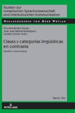 Clases y categorias lingueisticas en contraste
