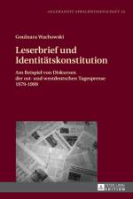 Leserbrief und Identitaetskonstitution af Goulnara Wachowski