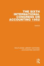 The Sixth International Congress on Accounting 1952 af Various