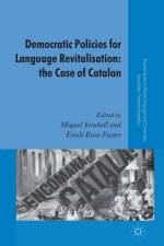 Democratic Policies for Language Revitalisation: The Case of Catalan