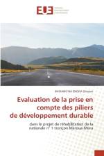Evaluation de la prise en compte des piliers de developpement durable af Bassang'na Enoga Ghislain