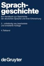 Sprachgeschichte 4.Teilband