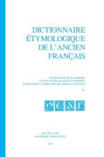 DICTIONNAIRE TYMOLOGIQUE DE L'ANCIEN FR af THOMAS ST DTLER