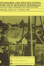 Standards and Specifications for Local Building Materials af African Regional Organization For Standardization