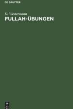 Fullah-UEbungen af D Westermann