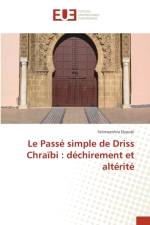 Passe simple de Driss Chraibi af Fatimazohra Elyoubi