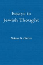 Essays in Jewish Thought af Nahum N. Glatzer
