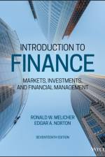 Introduction to Finance af Ronald W. (University of Colorado at Boulder) Melicher