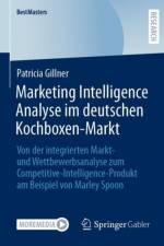 Marketing Intelligence Analyse im deutschen Kochboxen-Markt af Gillner Patricia Gillner