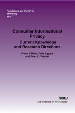 Consumer Informational Privacy af Frank T. Beke