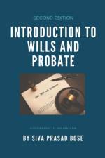 Introduction to Wills and Probate af Bose Siva Prasad Bose