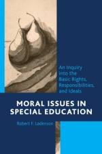 Moral Issues in Special Education af Robert F. Ladenson