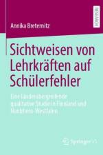 Sichtweisen von Lehrkraften auf Schulerfehler af Annika Breternitz