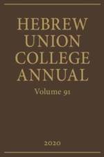 Hebrew Union College Annual Volume 91 af Hebrew Union College Press