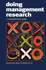 Doing Management Research af Raymond-Alain Thietart