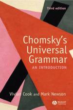 Chomsky's Universal Grammar af Vivian J. (University of Newcastle upon Tyne) Cook