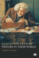 Eighteenth-Century Writers in their World af Andrew Varney