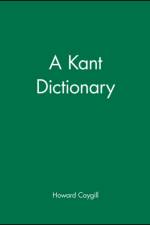 A Kant Dictionary