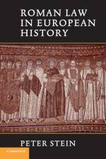 Roman Law in European History af Peter (University of Cambridge) Stein