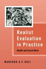 Realist Evaluation in Practice af Mansoor A F Kazi