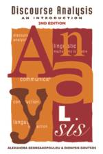 Discourse Analysis af Alexandra Georgakopoulou