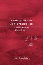 A Sociology of Jurisprudence af David Schiff
