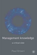 Management Knowledge af Paul Griseri