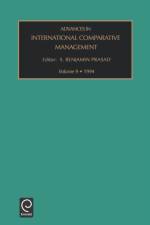 Advances in International Comparative Management