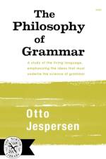 The Philosophy of Grammar af Otto Jesperson